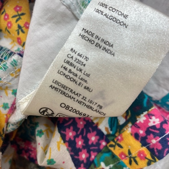 NWT Anthropologie/Pilcro Patchwork Spaghetti Strap Boxy Tank - Picture 13 of 13